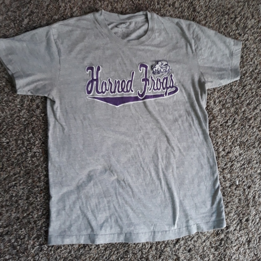 TCU Horned Frogs grey size Medium